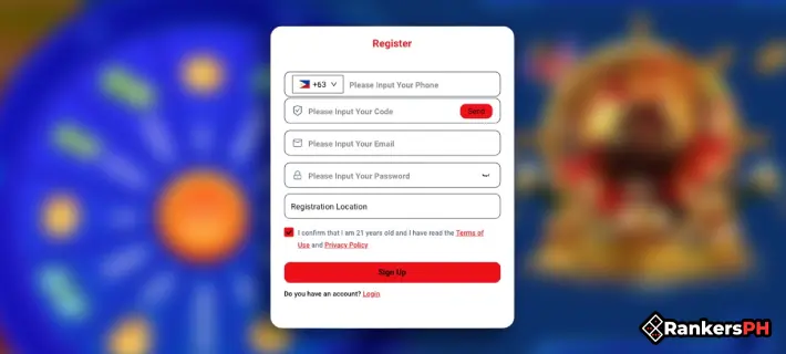 deskgame registration interface