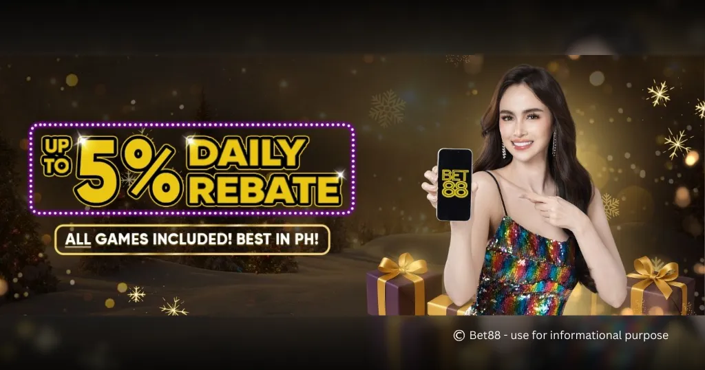 Bet88 Up to 5% Daily Rebate