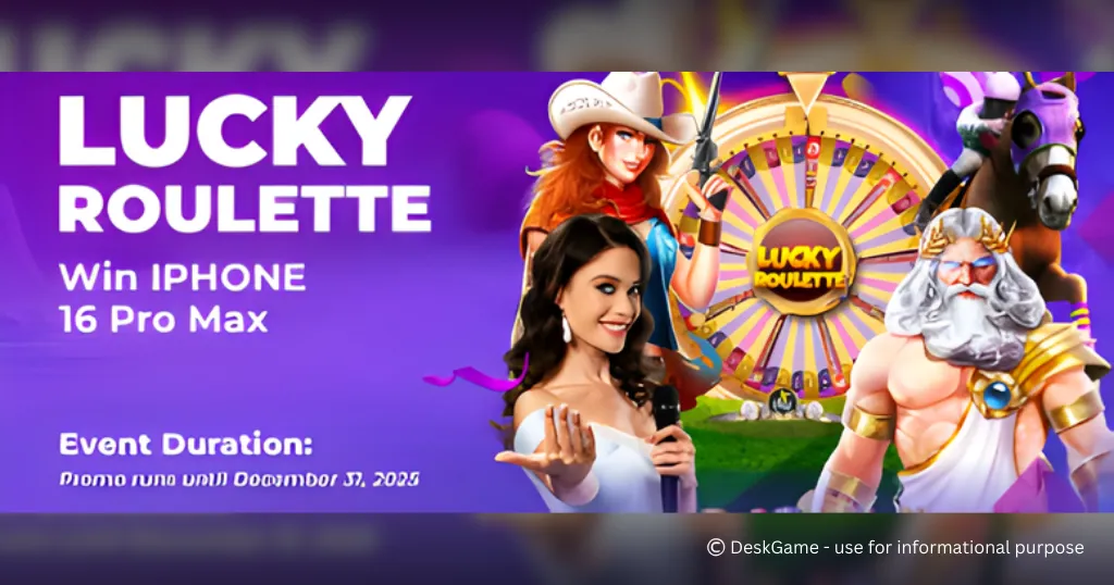 DeskGame Lucky Roulette