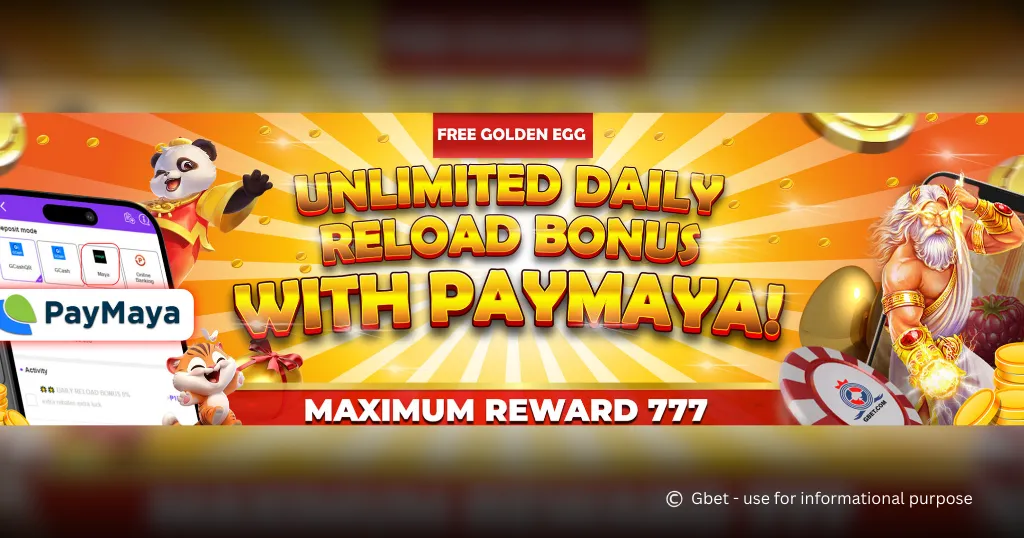 GBET Daily Reload Bonus Paymaya