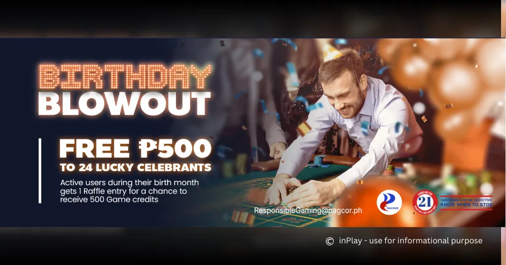 INPLAY Birthday Bonus Blowout 