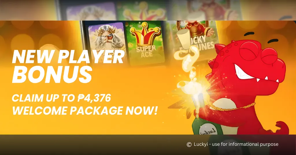 Luckyi New Player Welcome Package (₱4,376 Total Bonus)