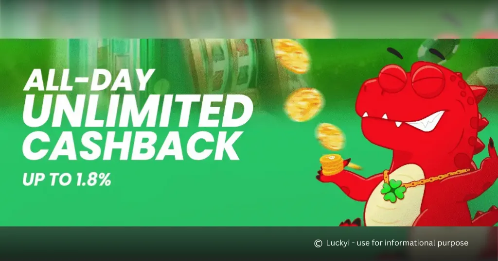 LUCKYI 1.8% Daily Cashback