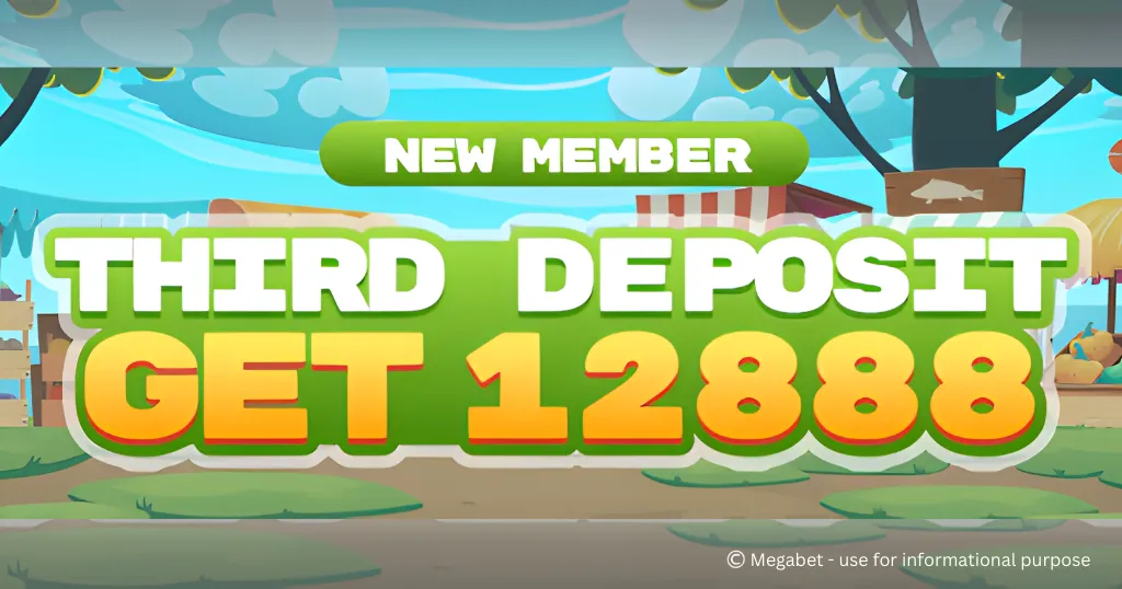 Megabet Third Deposit Bonus – Up to ₱12,888