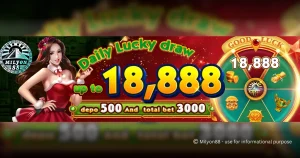 Milyon88 Lucky Draw Bonus