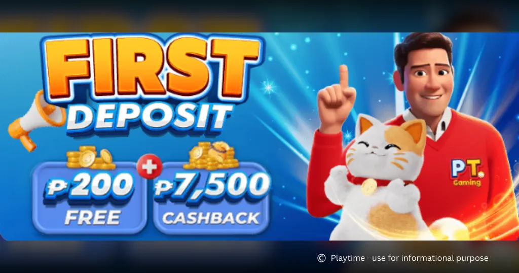 Playtime First Deposit Bonus + Extra Bonus