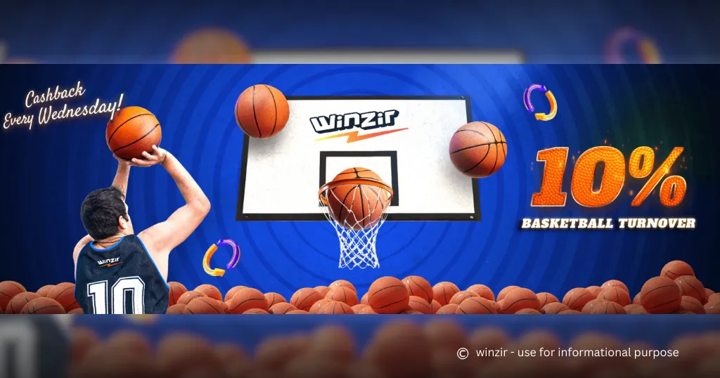 Winzir 10% Basketball Turnover Cashback
