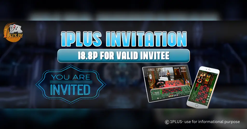 1PLUS PH Invitations Bonus banner