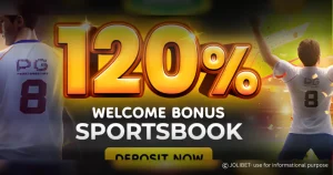 JOLIBET 120% Welcome Bonus banner