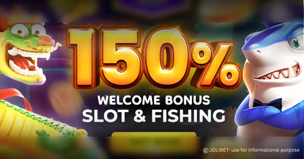 JOLIBET 150% Slot Welcome Bonus banner