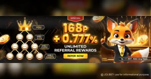 JOLIBET Referral Bonus BANNER