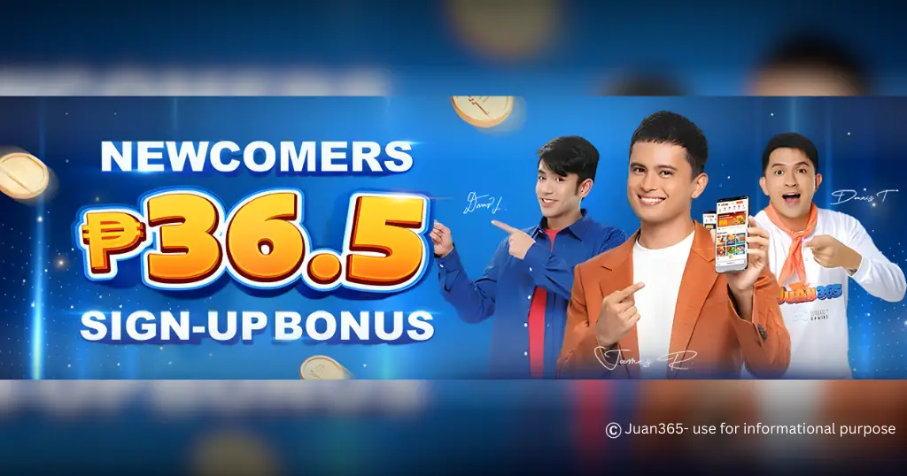Juan365 Sign-Up Bonus banner