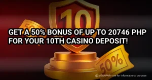 Megapari 10th Deposit Bonus banner