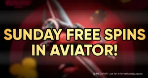 Megapari Aviator Sunday Free Bets banner