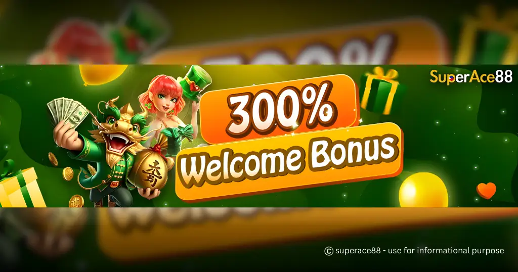 Superace88 300% Welcome Bonus