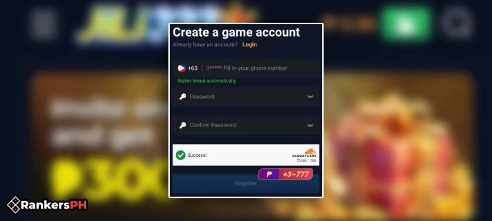 jili333 registration banner