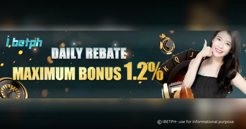 IBETPH DAILY REBATE BONUS BANNER