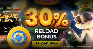 JOLIBET 30% Daily Deposit Bonus BANNER