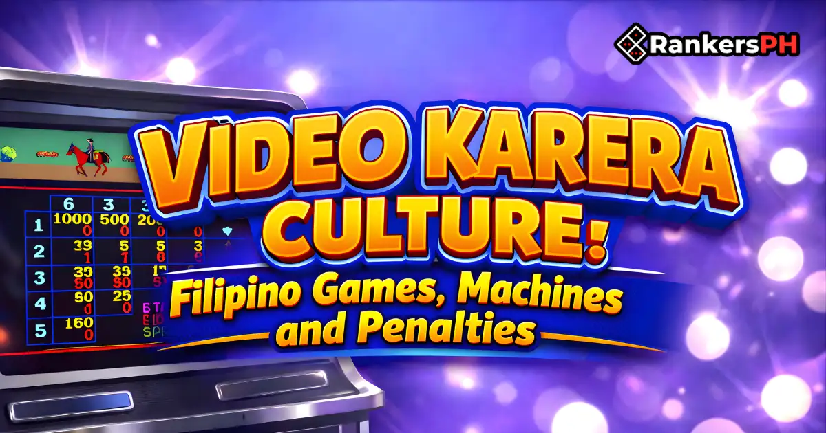 VIDEO KARERA CULTURE: FILIPINO GAMES, MACHINES AND PENALTIES BANNER