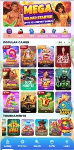 image of megaperya app Interface
