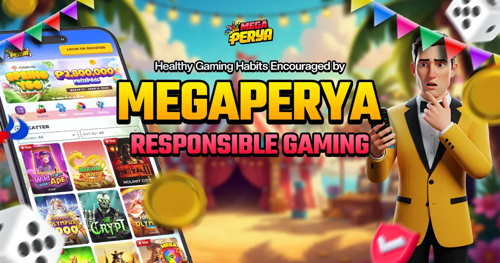 image of healthy gaming habits encouraged by megaperya responsible gaming