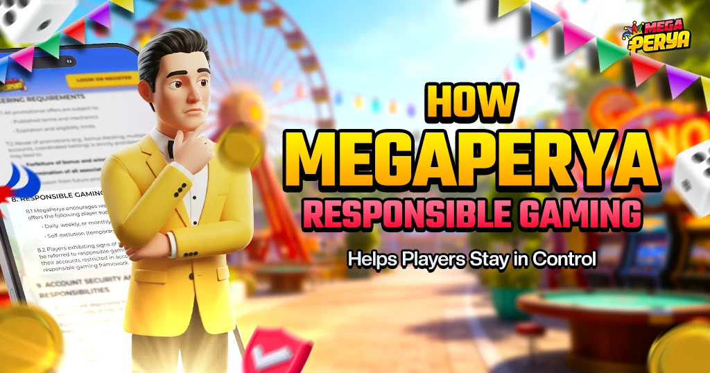 image of how megaperya responsible gaming helps players stay in control