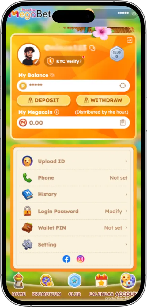 megabet deposit