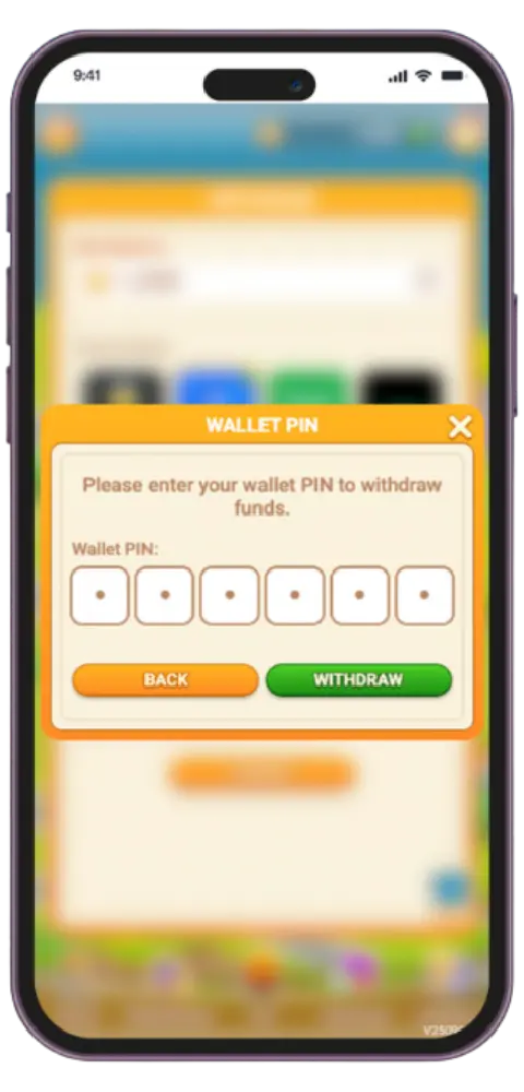 Step 3 Megabet Withdrawal