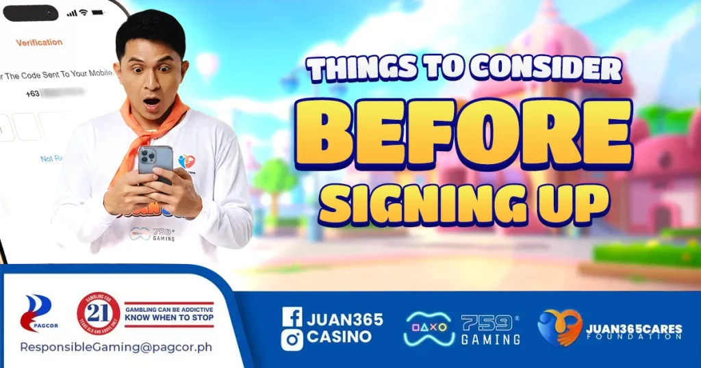 things to consider before signing up