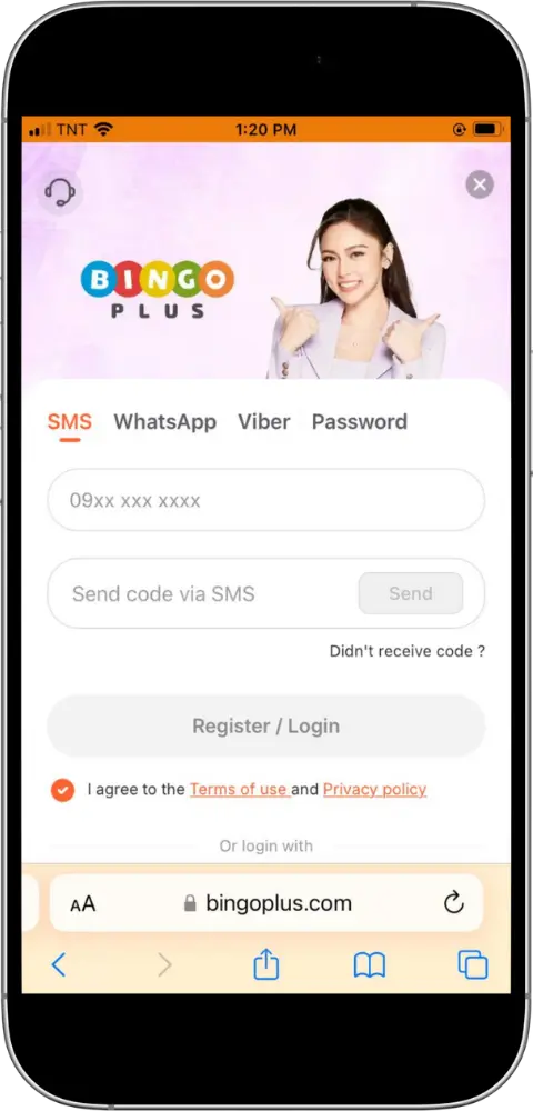Bingo Plus Login